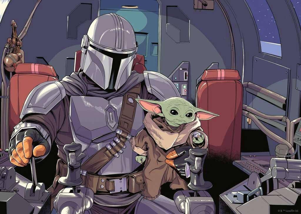 Star Wars: The Mandalorian - Puzzle Raumschiff (1000 Teile)