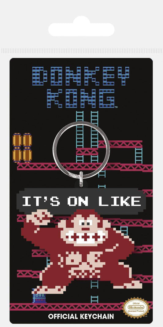 Super Mario - Gummi Schlüsselanhänger Donkey Kong Retro