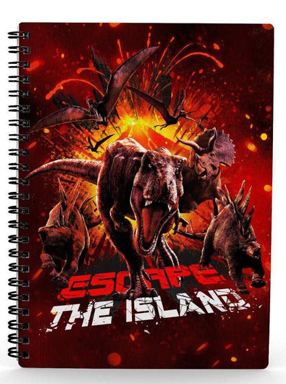 Jurassic World - Notizbuch Flucht - A5