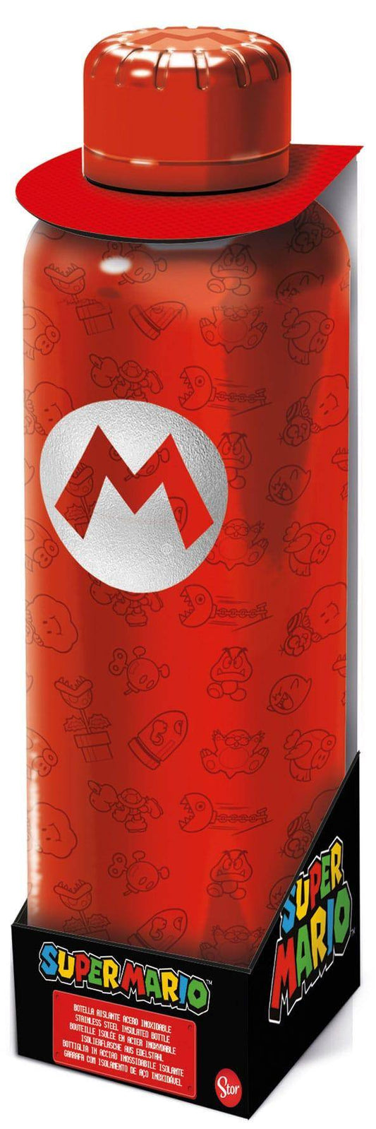 Super Mario - Edelstahl Isolierflasche Mario - 515 ml
