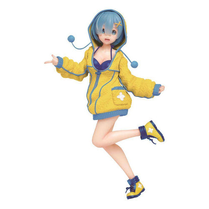 Re:Zero - PVC Statue Rem (Flauschiger Hoodie) - 23 cm