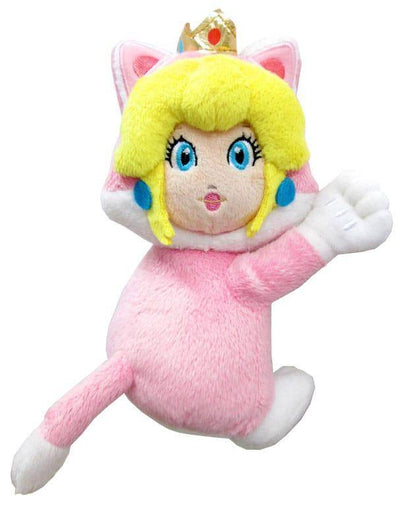 Nintendo - Plüsch Prinzessin Peach im Katzenoutfit  - 19 cm