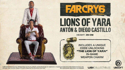 Far Cry 6 PVC Statue Antón & Diego Castillo - Löwen von Yara 26 cm