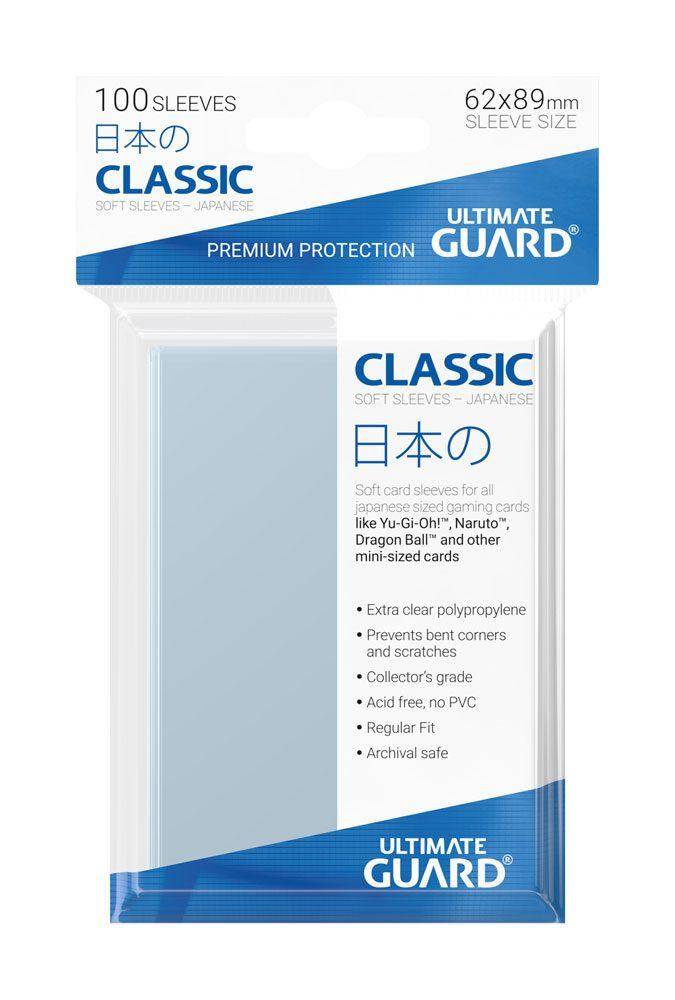 Ultimate Guard - Kartenhüllen Japanische Größe Classic - Transparent - 100 Stk