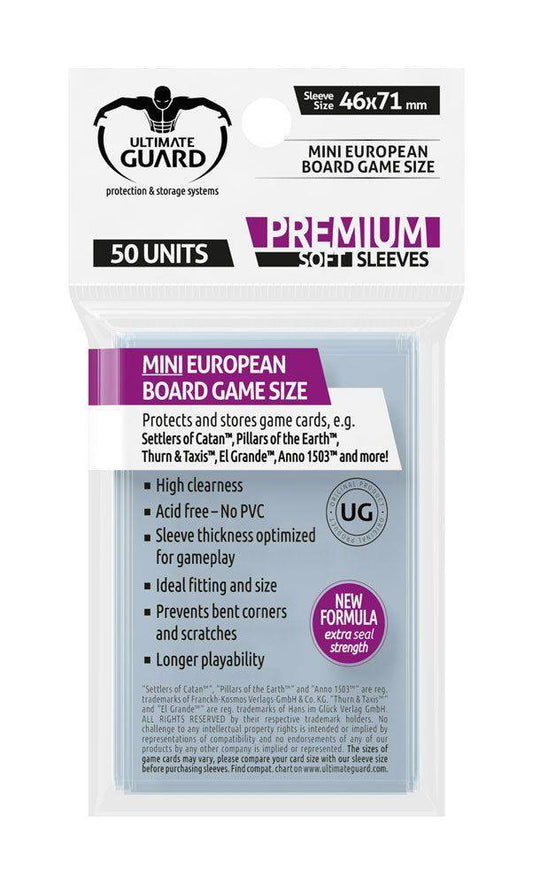 Ultimate Guard - Kartenhüllen Mini European - 50
