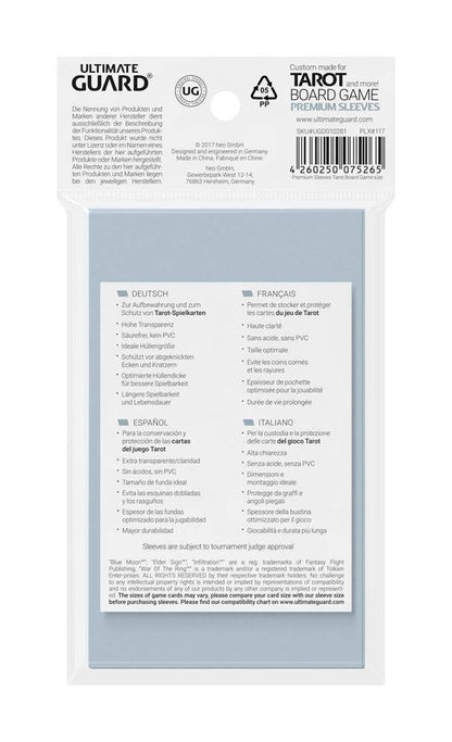 Ultimate Guard - Kartenhüllen Tarotkarten - Transparent (50)