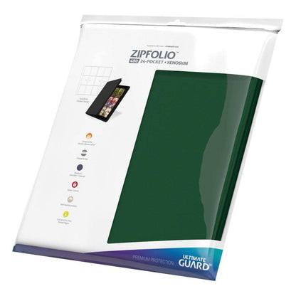 Ultimate Guard - Kartenportfolio Zipfolio XenoSkin 480/24 Taschen - Grün