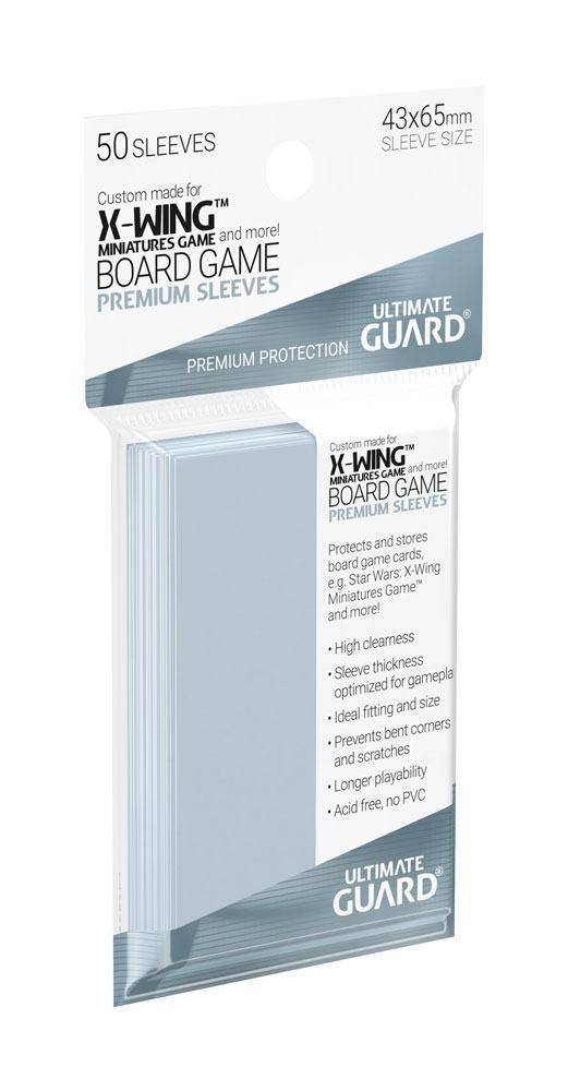 Ultimate Guard - Kartenhüllen Brettspielkarten - Transparent (50)