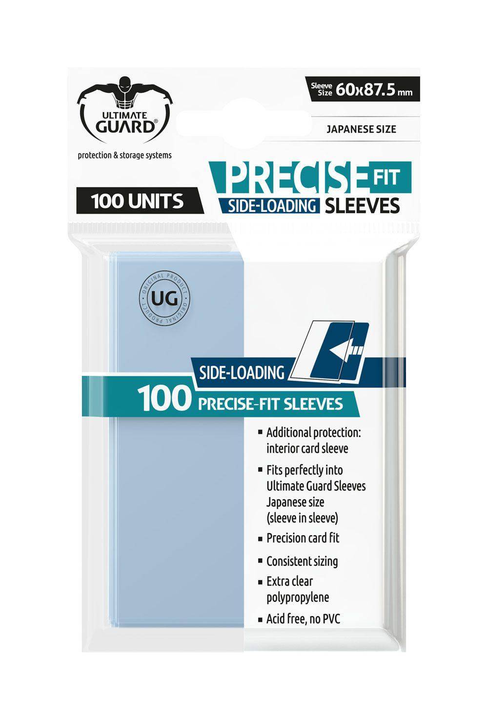 Ultimate Guard - Kartenhüllen Seiteneinschub Japanische Größe - Transparent (100)