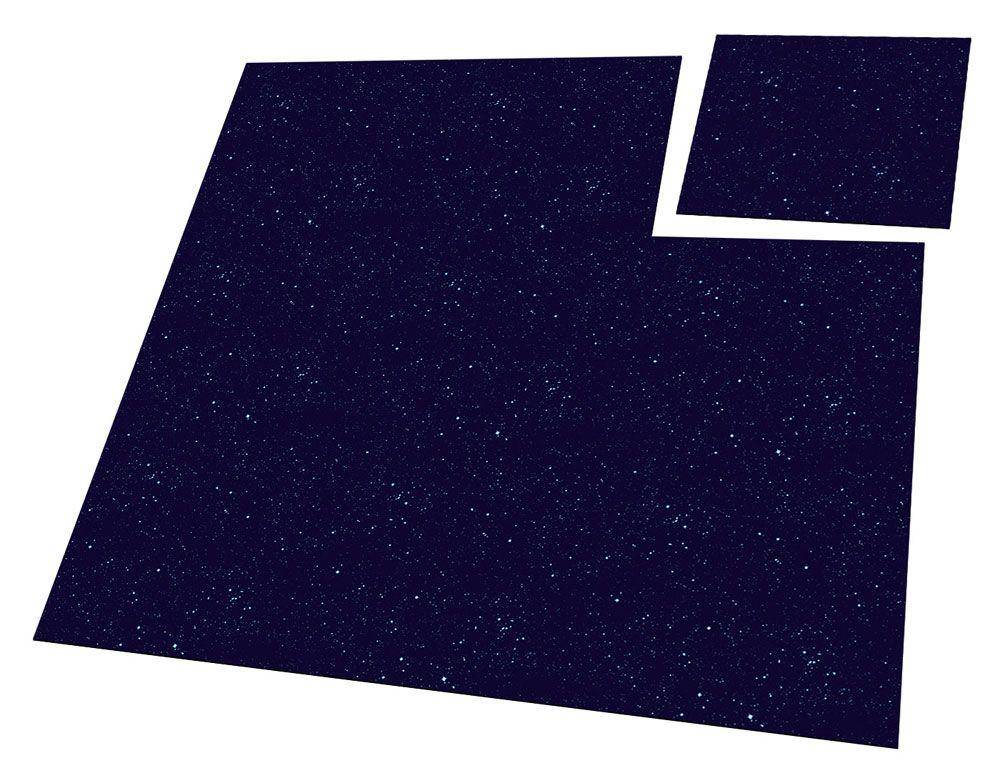 Ultimate Guard - Spielmatte Battle-Tiles Dark Space (9) - 30 x 30 cm