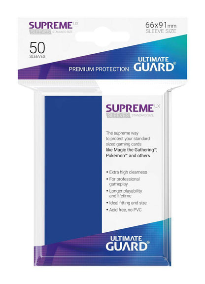 Ultimate Guard Supreme UX Sleeves Standardgröße Blau (50)
