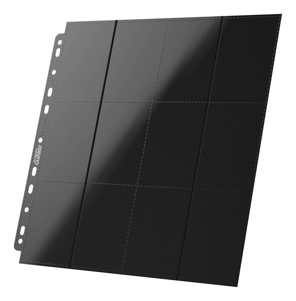 Ultimate Guard - Kartenseiten 24-Pocket Side-Loading Schwarz - (10)