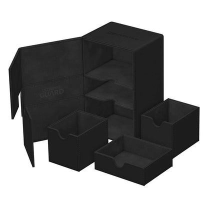 Ultimate Guard - Kartenbox XenoSkin Twin Flip`n`Tray 160+ - Schwarz