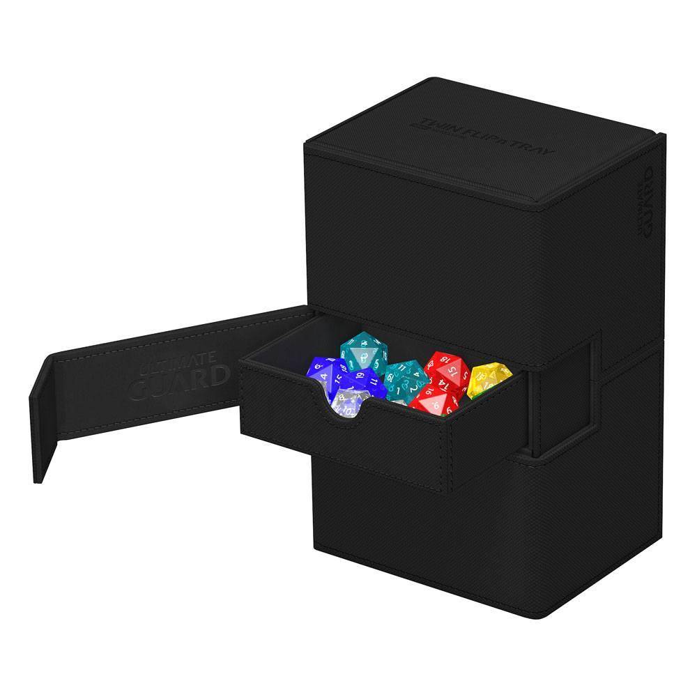 Ultimate Guard - Kartenbox XenoSkin Twin Flip`n`Tray 160+ - Schwarz