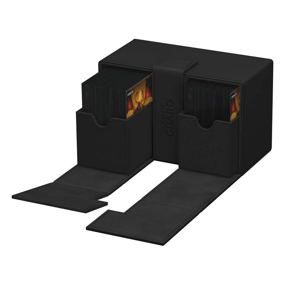 Ultimate Guard - Kartenbox XenoSkin Twin Flip`n`Tray 160+ - Schwarz