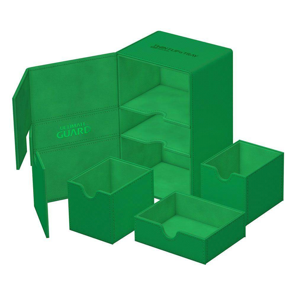 Ultimate Guard - Kartenbox XenoSkin Twin Flip`n`Tray 160+ - Grün