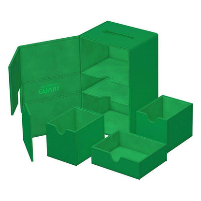 Ultimate Guard - Kartenbox XenoSkin Twin Flip`n`Tray 160+ - Grün