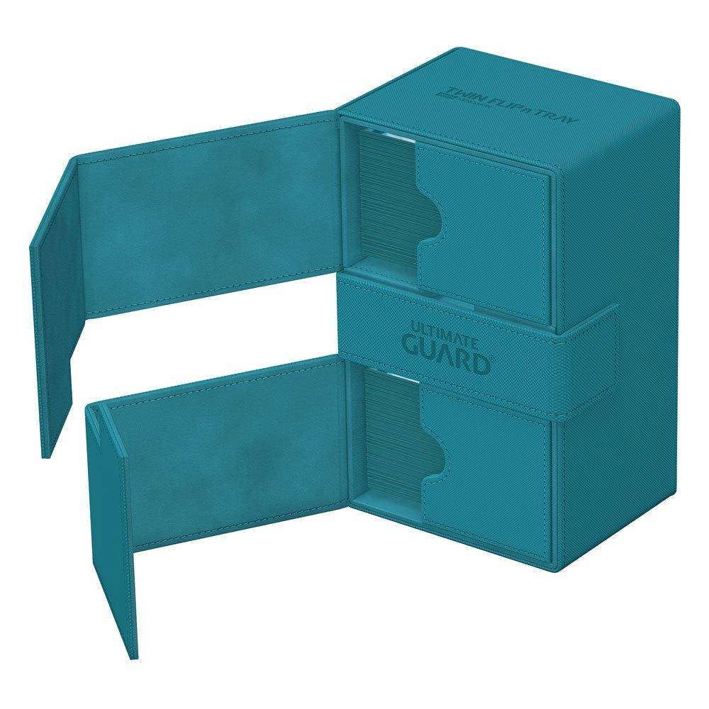 Ultimate Guard - Kartenbox XenoSkin Twin Flip`n`Tray 160+ - Petrolblau