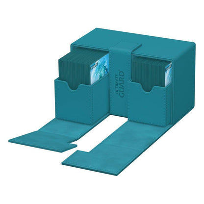 Ultimate Guard - Kartenbox XenoSkin Twin Flip`n`Tray 160+ - Petrolblau