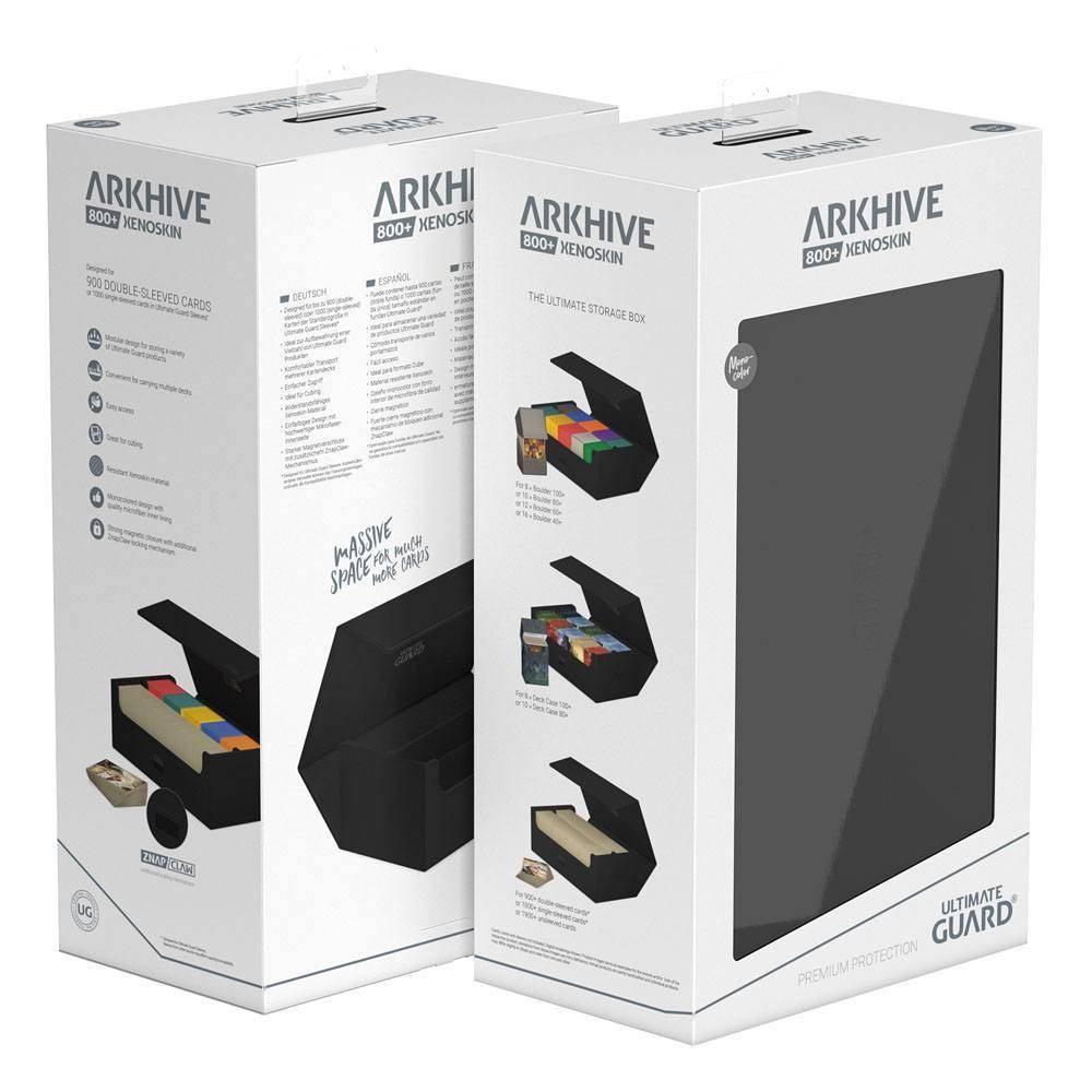Ultimate Guard - Kartenbox Arkhive XenoSkin 800+ - Schwarz