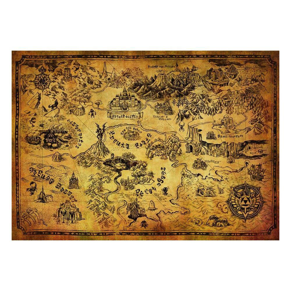 The Legend of Zelda - Puzzle Hyrule Karte (1000 Teile)