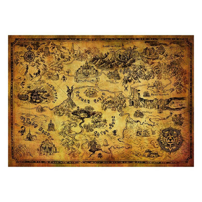 The Legend of Zelda - Puzzle Hyrule Karte (1000 Teile)
