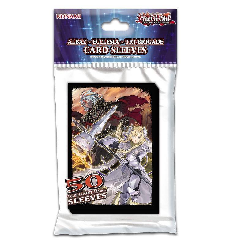 YU-GI-OH! - Kartenhüllen Gefallener von Albaz & Dogmatika Ecclesia Japanische Größe - (50)
